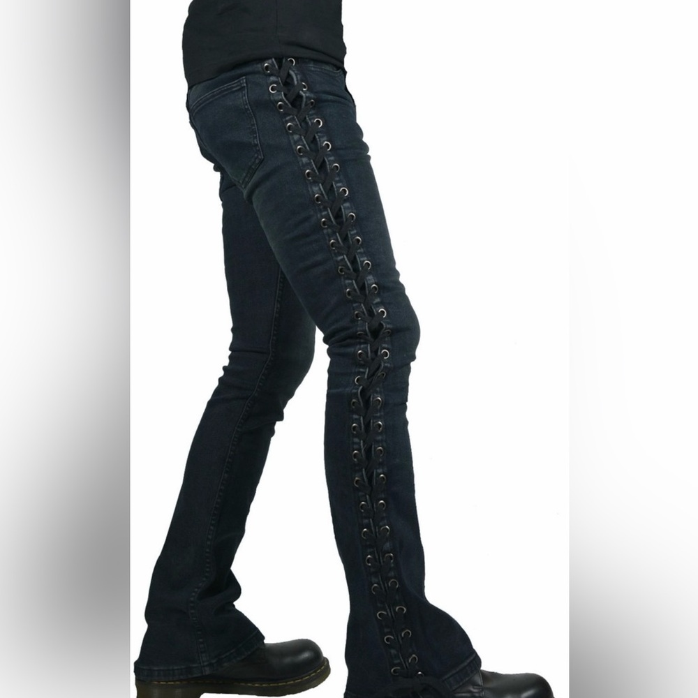 Kill City Laced Up Rocker jeans